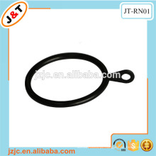 40mm preto cortina haste anel de metal anel